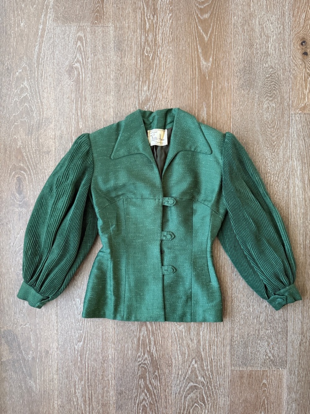 1940’s/1950’s Vintage Lillie Ann of San Francisco Silk Jacket